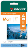 Бумага (100*150) Lomond Ink Jet матовая односторонняя 180 г/м2, 50л. 0102063