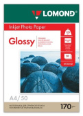 Бумага А4 Lomond Ink Jet глянцевая односторонняя 170 г/м2, 50л. 0102142