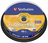 Диск DVD+RW Verbatim 4.7ГБ