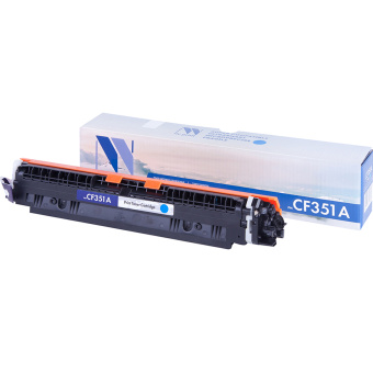 Картридж (CF351A) HP LJ 130A, синий, NV-print