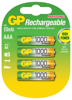 Аккумулятор GP AAA 1000mAh